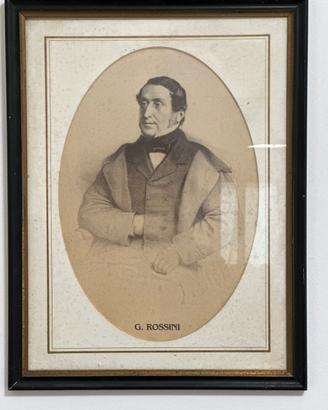 Ritratto d’Epoca: Gioachino Rossini stampa poster