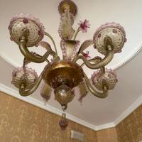 3 Lampadari e in vetro Murano Mazzucato