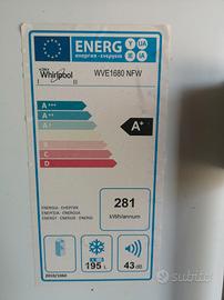 Congelatore verticale Whirlpool WVE1680 NFW