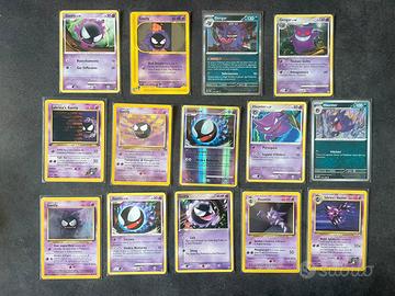 👻 Lotto Carte Pokémon Evolution Spettro Gengar