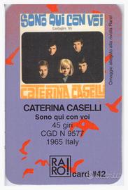 Card n. 42 allegata Rivista Raro -Caterina Caselli
