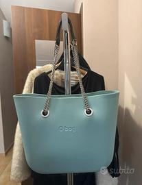 Borsetta o bag primaverile/estiva verde acqua