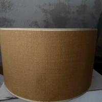 Lampadario con paralume juta