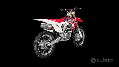 Akrapovic scarico completo titanio honda crf 250 r