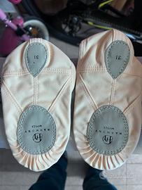 Scarpette Danza Harmony mezza punta tela rosa 31