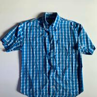 Camicia uomo Billabong a quadri bianchi e azzurri