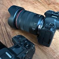Canon R5, solo corpo macchina, senza obiettivi