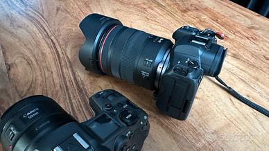 Canon R5, solo corpo macchina, senza obiettivi