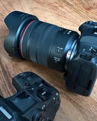 Canon R5, solo corpo macchina, senza obiettivi