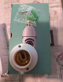 Telecamera WiFi Smart Camera attacco lampadina