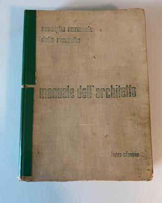 Libro Manuale dell’architetto