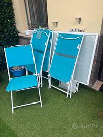Tavolo e  4.  Sedie.