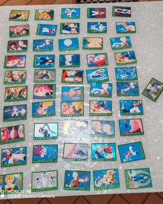 Lotto carte dragon ball serie verde