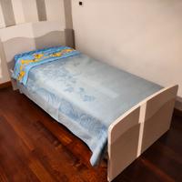 Letto e materasso singolo