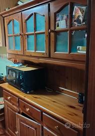 Credenza con forno microonde