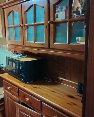 Credenza con forno microonde