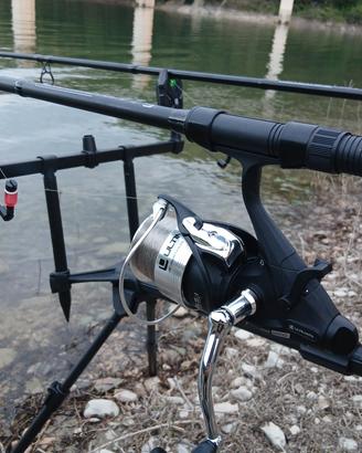  canne+rod pod+,segnalatori  con centralina +