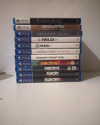 Videogiochi ps4/ps5 prezzo trattabile