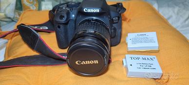 Canon 700D fotocamera + Zoom 28-80mm Ultrasonic 