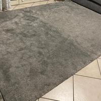 Tappeto pelo corto grigio grandi dimensioni