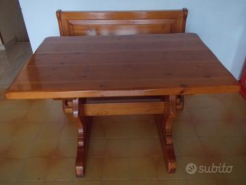 TAVOLO + PANCA CONTENITORE (ANCHE SEPARATAMENTE)
