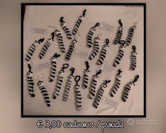Portafortuna uncinetto handmade panda
