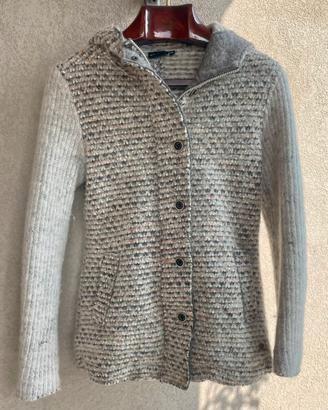 Giacca lana CMP con cappuccio Donna S