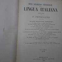 Libri Antichi - Dizionario Petrocchi 2 Volumi 1931