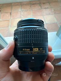 Obbiettivo nikon  AF-S DX 18-55mm f/3.5-5.6G VR II