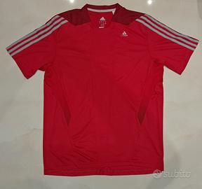 maglietta adidas Clima Cool rossa