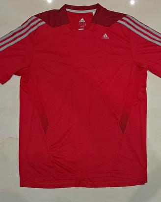 maglietta adidas Clima Cool rossa