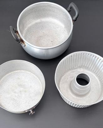 Oggetti in alluminio vintage