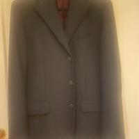 Giacca blu unita marchio Corneliani