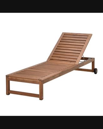 Lettino e sedia esterno IKEA legno Nämmarö NUOVI