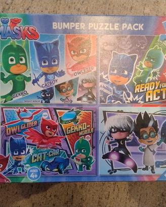 Puzzle Pj Masks Super pigiamini