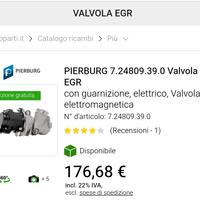 Valvola EGR Pierburg 7.24809.39.0