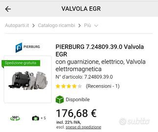 Valvola EGR Pierburg 7.24809.39.0