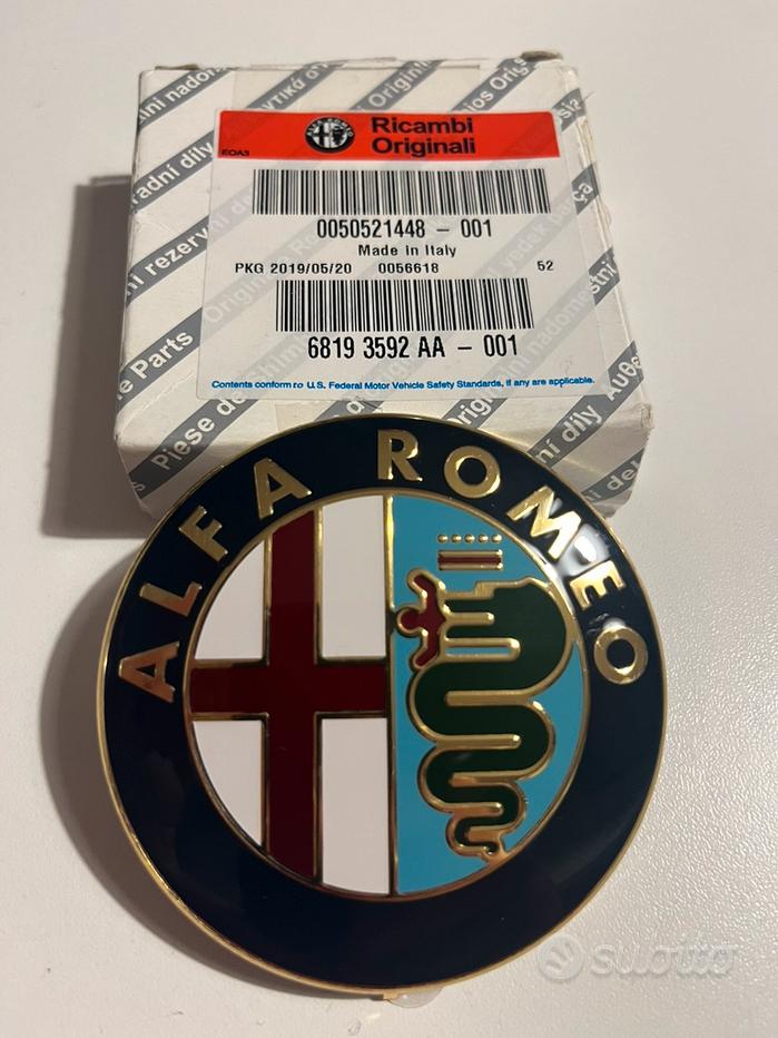 STEMMA FREGIO EMBLEMA LOGO ANTERIORE ALFA ROMEO MITO ORIGINALE 80