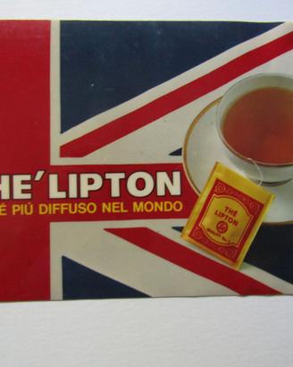 Adesivo vintage The Lipton cm 24,5x16