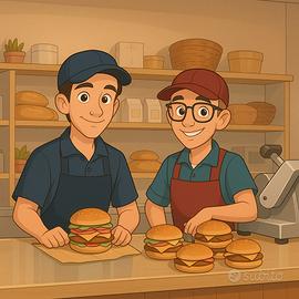 Mini catena di paninerie avviate con due sedi