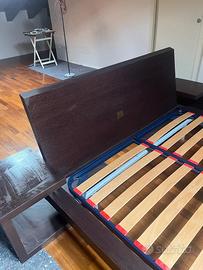 Base del letto matrimoniale comprensiva di rete