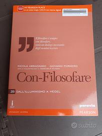 Libro scolastico di filosofia Con - Filosofare