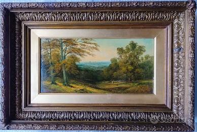 dipinto inglese James Baylie Allen Birmingham 1803