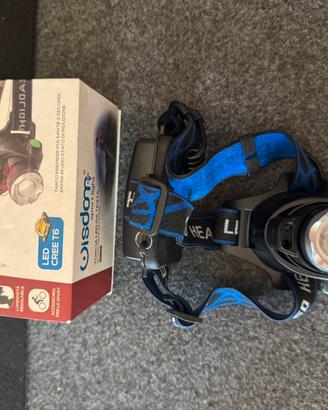 Torcia led con sensore di movimento e zoom