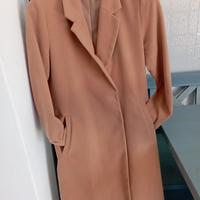cappotto marrone lungo 