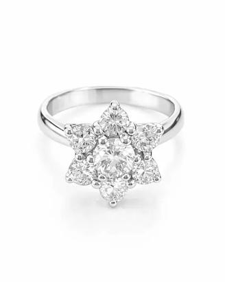 Anello a fiore 1,80ct