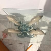 Tavolino in cristallo da soggiorno