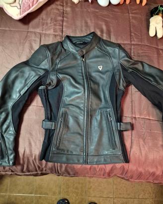 Completo da moto donna  in pelle 