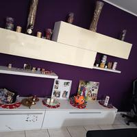 parete attrezzata salone moderna 