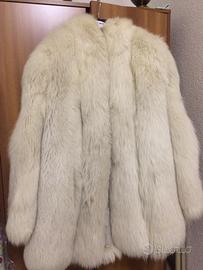 GIACCA DI VERA PELLICCA DI VOLPE BIANCA